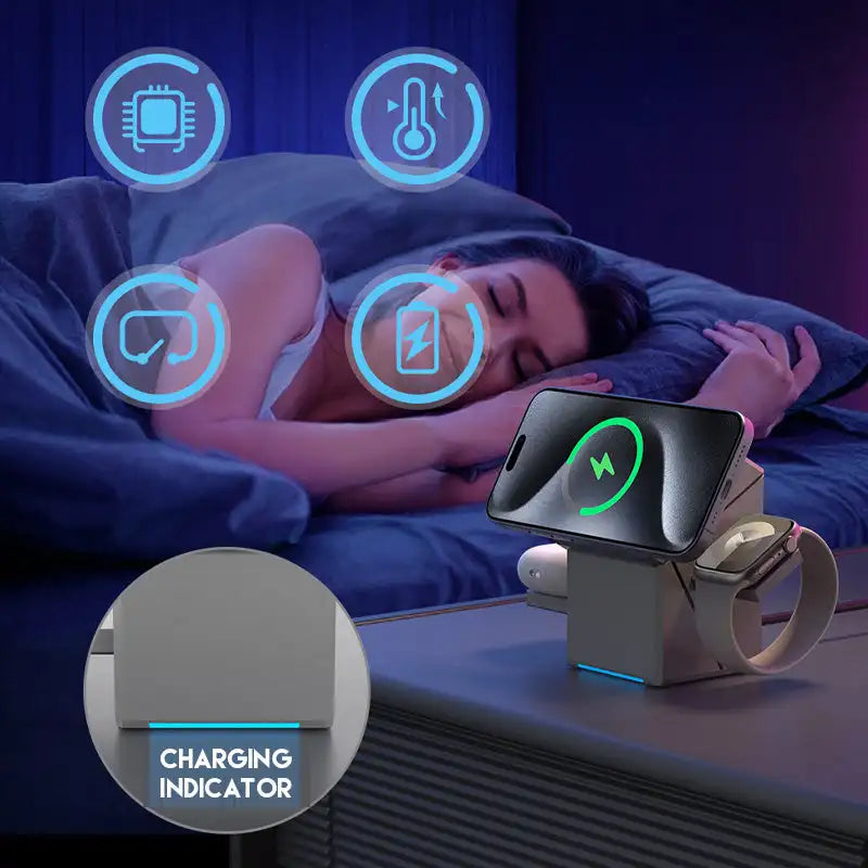 Compact Magnetic Charger Hub